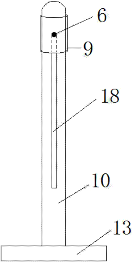 一种方便维修的太阳能白光LED路灯、信息传输中继装置的制作方法