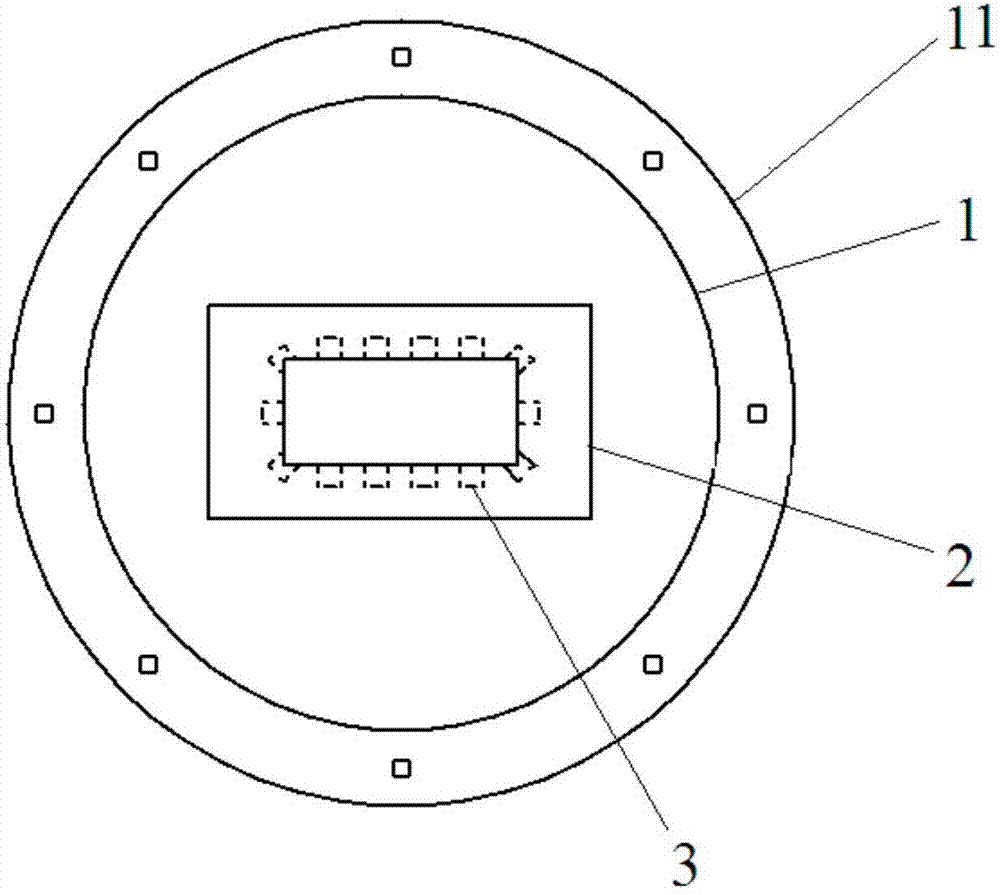 一种混凝土止水材料抗渗性能评价试验装置的制作方法