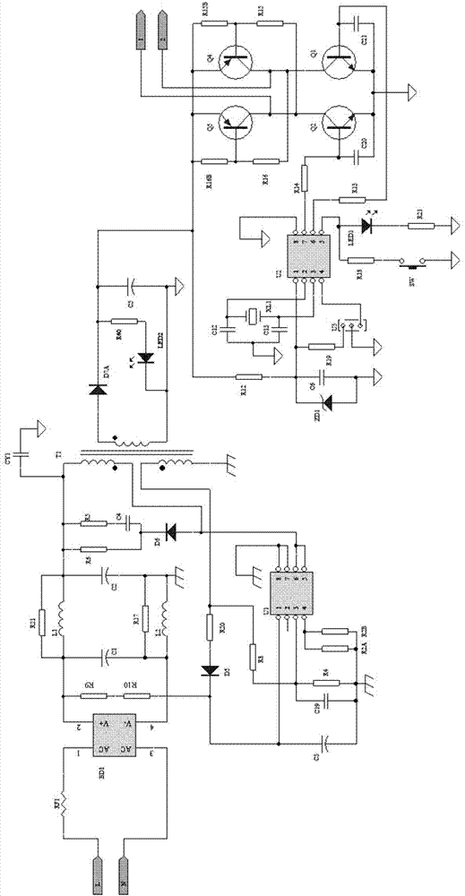 帶遙控信號(hào)接收的LED的控制器的制作方法與工藝