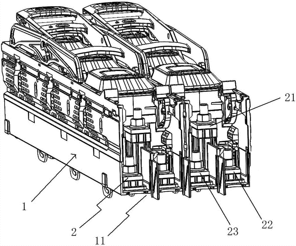 條形隔離開關(guān)的雙聯(lián)控制結(jié)構(gòu)的制作方法與工藝