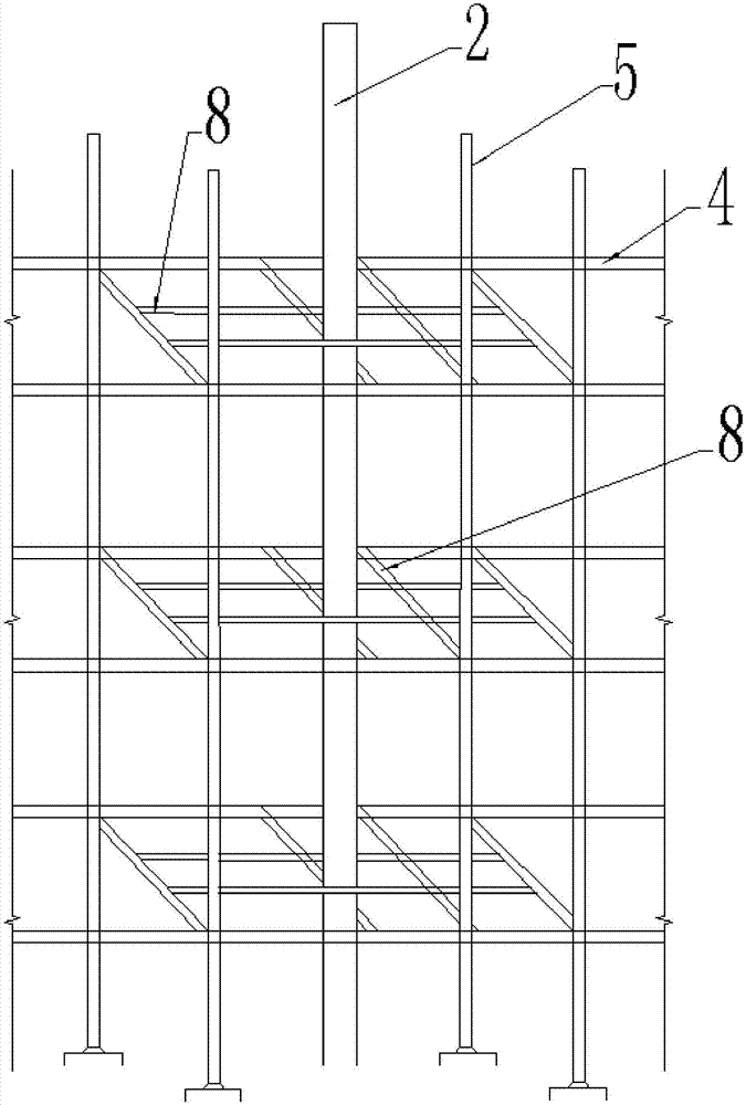 一种细长型钢柱临时固定结构的制作方法与工艺