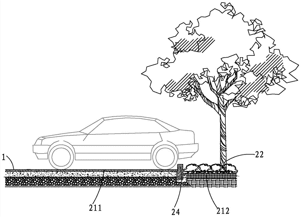 一种生态林荫停车场的制作方法