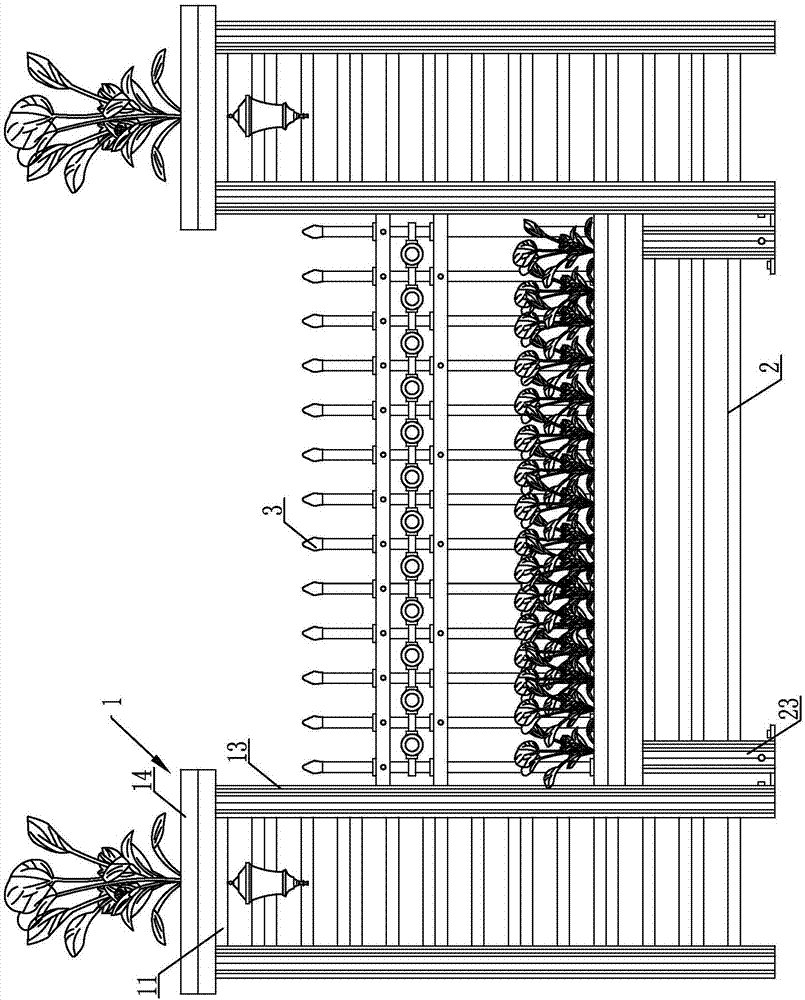花箱护栏式围墙的制作方法与工艺