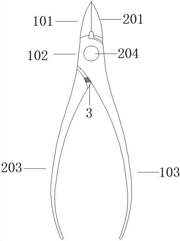 一种指甲钳的制作方法