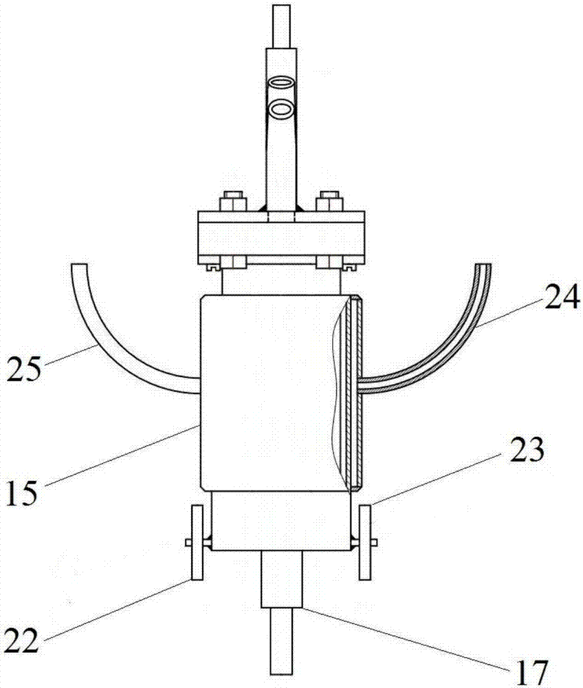 用于石油方钻杆窄间隙自动焊的焊枪装置的制作方法