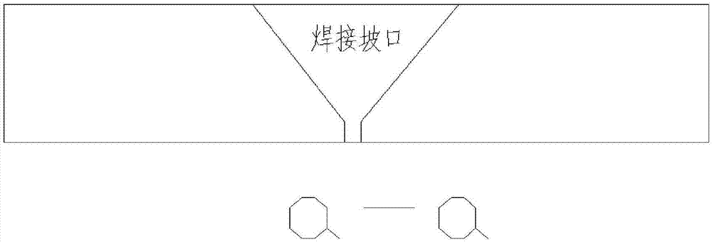 一种端头使用开槽固定式焊接引弧板的焊接方法与流程