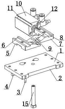 一种正方形车刀条端部打磨装置的制作方法