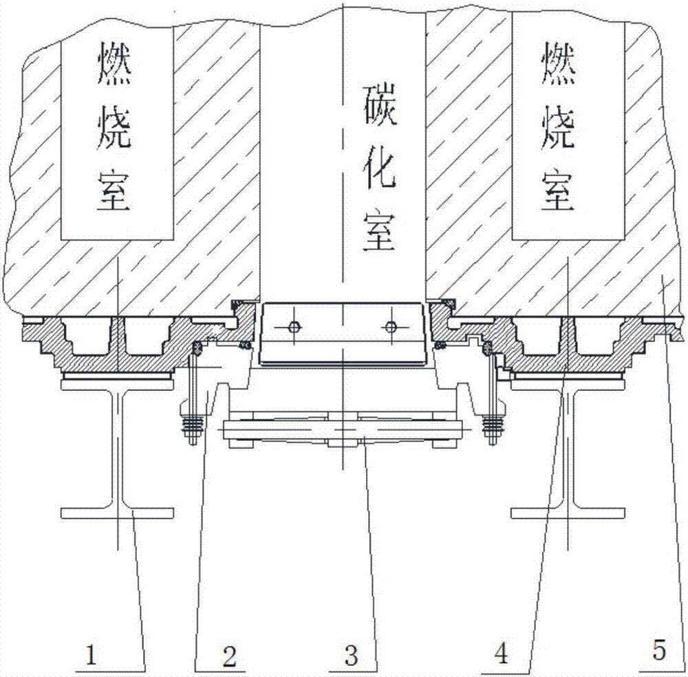 背景技术:焦炉由若干碳化室,燃烧室交替组成,每一孔碳化室与燃烧室