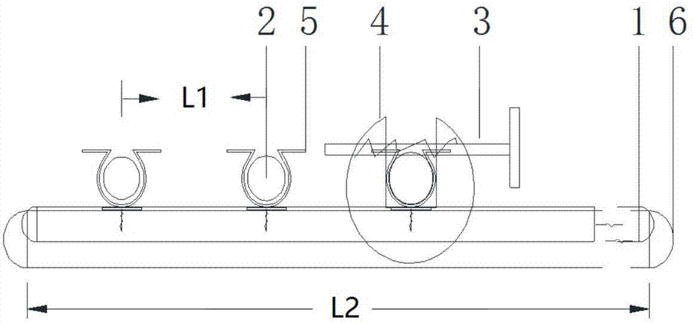 防汛墙钢筋精确定型Ω式全锁扣定位方法及定位器与流程