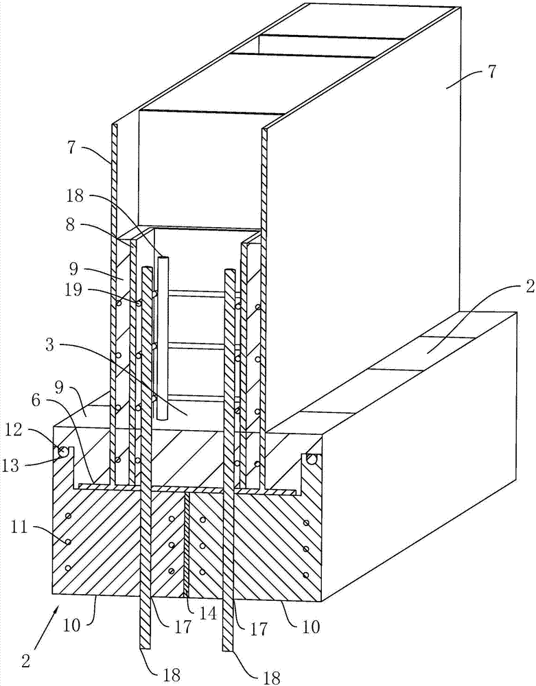 一种组装式建筑U型槽基础及其施工方法与流程