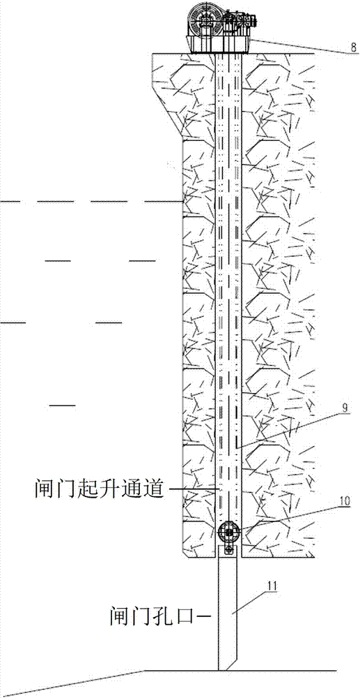 一種閘門(mén)分段啟閉方法及其啟閉裝置與流程