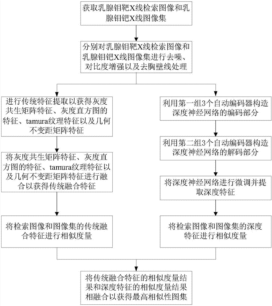 一種融合深度特征的乳腺圖像檢索系統(tǒng)與方法與流程