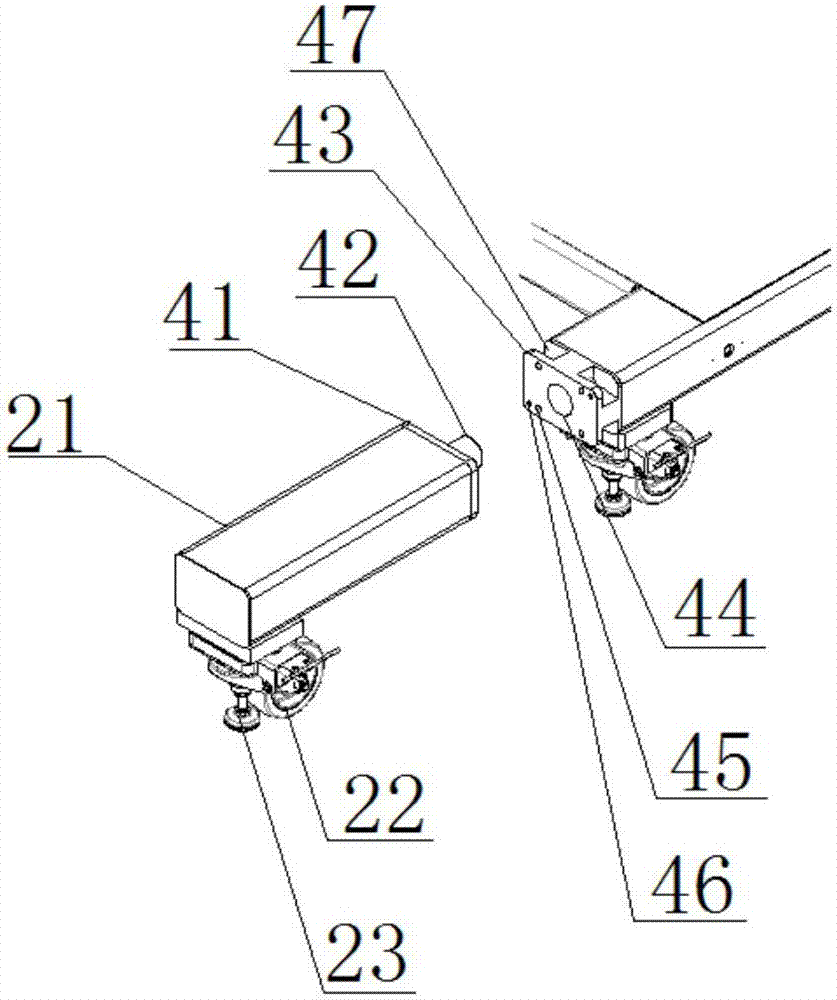 一種具有延伸腿的手術(shù)臺車底座的制作方法與工藝