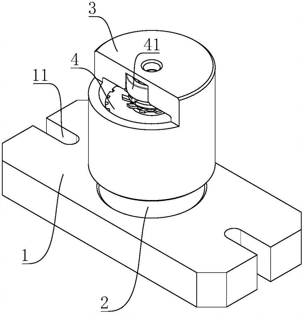 蜗轮组件的轴承装配装置的制作方法