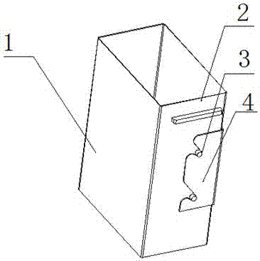 一種動(dòng)車組衛(wèi)生間模塊內(nèi)垃圾箱結(jié)構(gòu)的制作方法與工藝