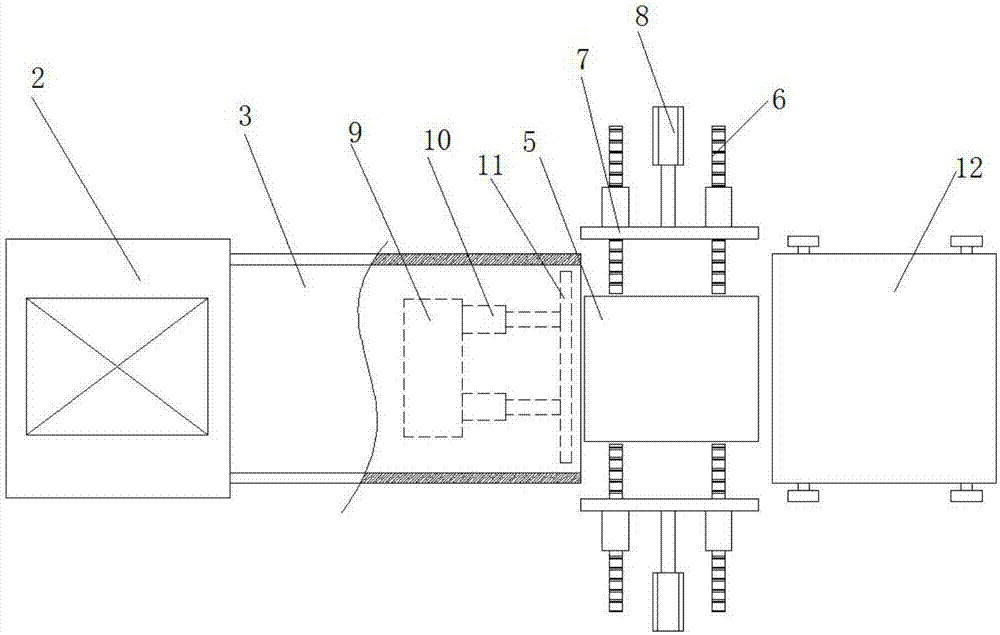 一种木质地板加工中用自动卸板机的制作方法与工艺