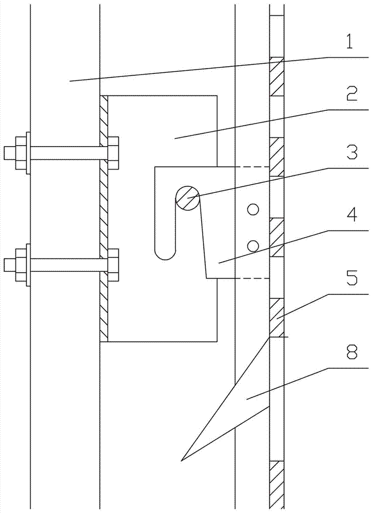 一种建筑外立面铝板幕墙安装结构的制作方法