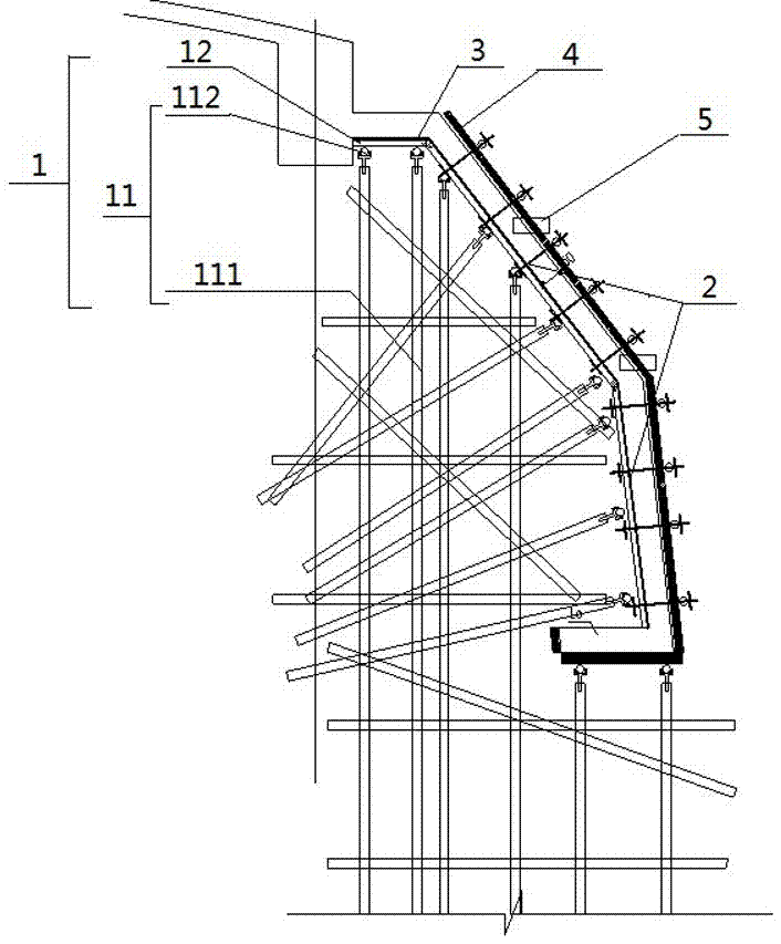 一种弧形结构模板固定定型系统的制作方法与工艺
