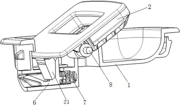 阻尼式汽車備胎蓋板拉手的制作方法與工藝