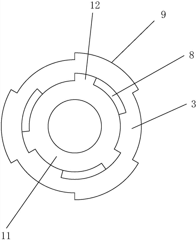 一种旋转式阻尼器的结构装置的制作方法