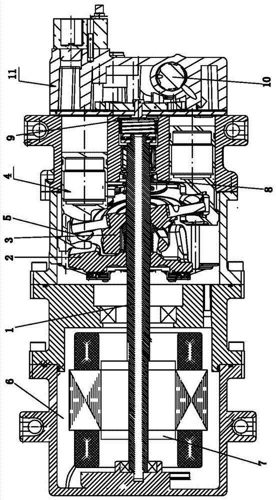 電動(dòng)變排量壓縮機(jī)的制作方法與工藝