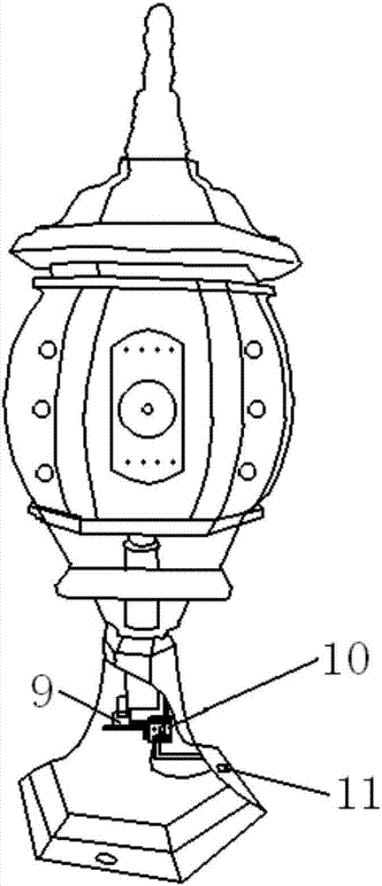 一種燈式照明監(jiān)控兩用網(wǎng)絡監(jiān)控裝置的制作方法