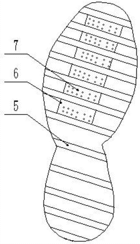 一種防滑透氣的鞋底的制作方法與工藝