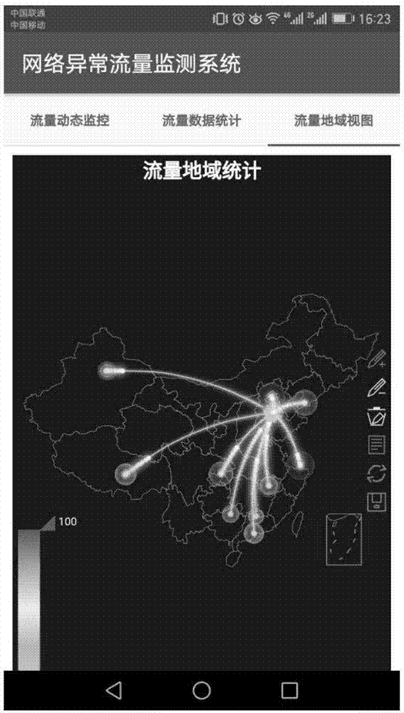 一种基于大数据的网络流量异常实时监测系统的制作方法与工艺