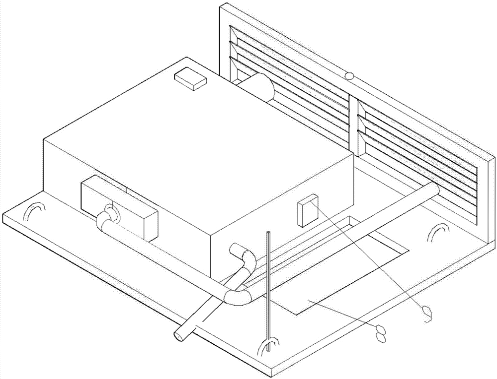 暗藏式吊顶拉丝空调内机的制作方法与工艺