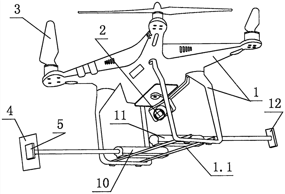 用于監(jiān)測混凝土結(jié)構(gòu)表面裂縫寬度的無人機(jī)的制作方法與工藝