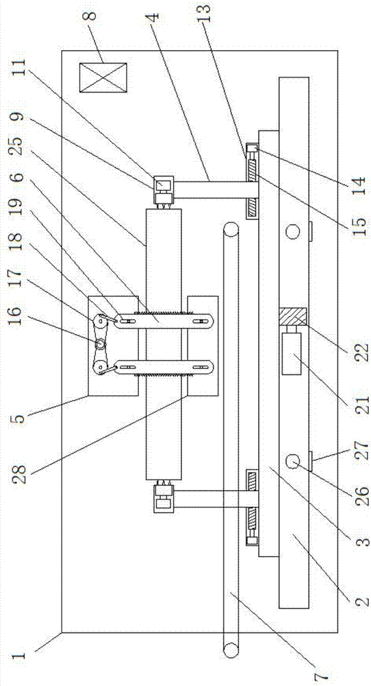 一種刀鋸固定式木板裁切拼接一體機的制作方法與工藝