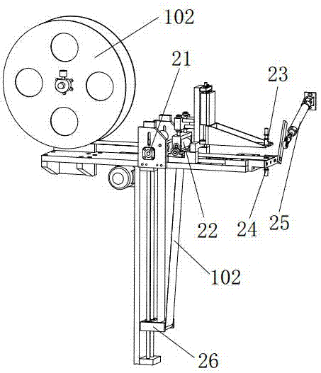 一種自動(dòng)套袋機(jī)的制作方法與工藝