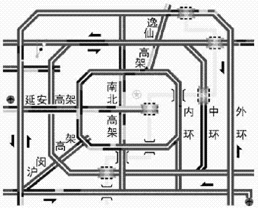 自車(chē)位置在交通路況簡(jiǎn)圖上的定位方法與流程