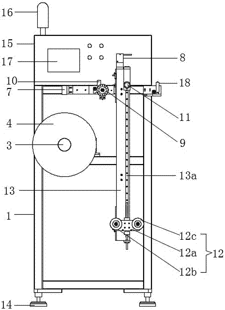 一種膜絲放卷機(jī)構(gòu)的制作方法與工藝