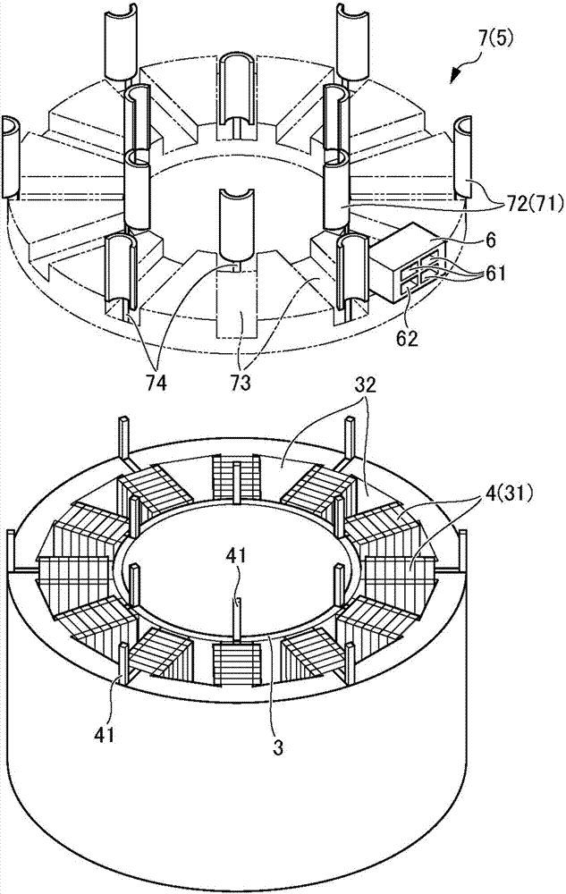 具有布線基板的電動(dòng)機(jī)的制作方法與工藝