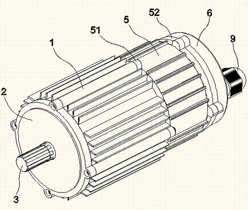 一種電動汽車電機控制器集成結(jié)構(gòu)的制作方法與工藝