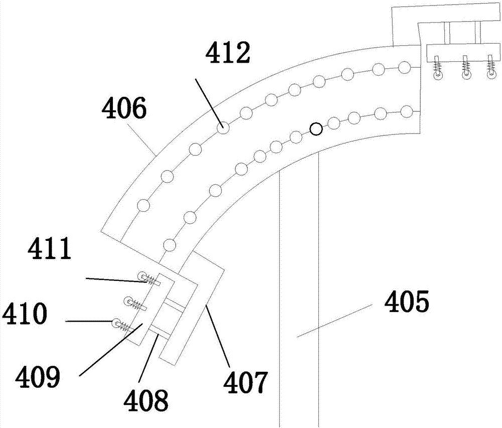 一种生产电梯导轨支架用的卷钢调直装置的制作方法