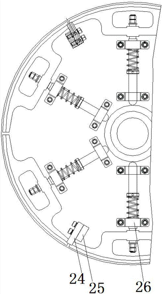 一種模具切割?yuàn)A具尾段調(diào)節(jié)夾持機(jī)構(gòu)裝置的制作方法