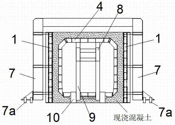 一種城市地下綜合管廊現(xiàn)場快速成型機(jī)及其工作方法與流程