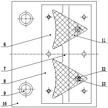 一種汽車驅(qū)動橋橋殼本體鑲塊成型模具的制作方法與工藝