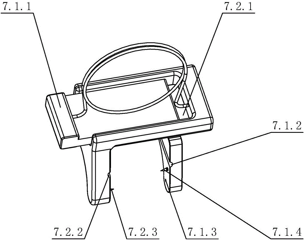 一种导尿器的卡夹结构的制作方法与工艺