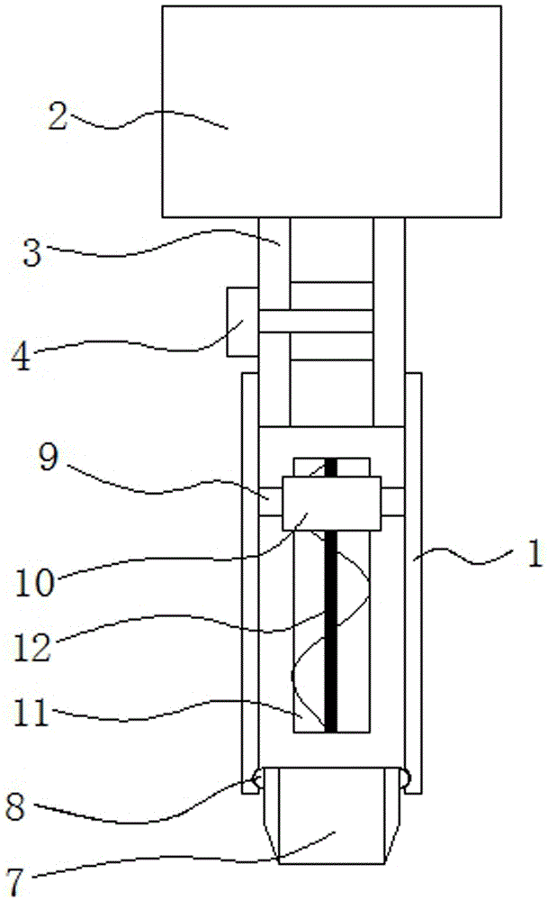 一種電動發(fā)泡機喉管內熱式加熱裝置的制作方法