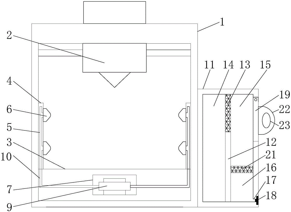 一種具有冷氣散熱功能的3D打印機(jī)的制作方法與工藝