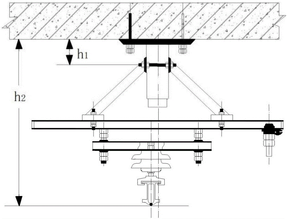 一种地铁刚性悬挂接触网支撑结构的制作方法与工艺