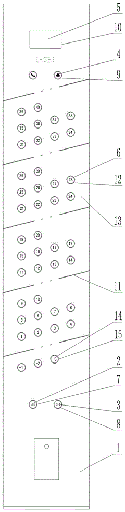 一種電梯控制面板的制作方法與工藝