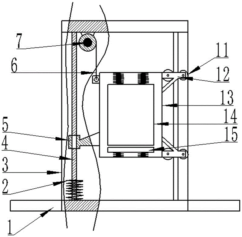 一种建筑可移动底座式防坠塔吊的制作方法与工艺