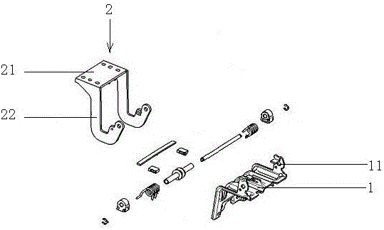 一种汽车中控台扶手箱铰链的制作方法与工艺