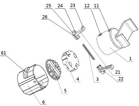 具有旋轉(zhuǎn)式鎖死機(jī)構(gòu)的手機(jī)固定架的制作方法與工藝