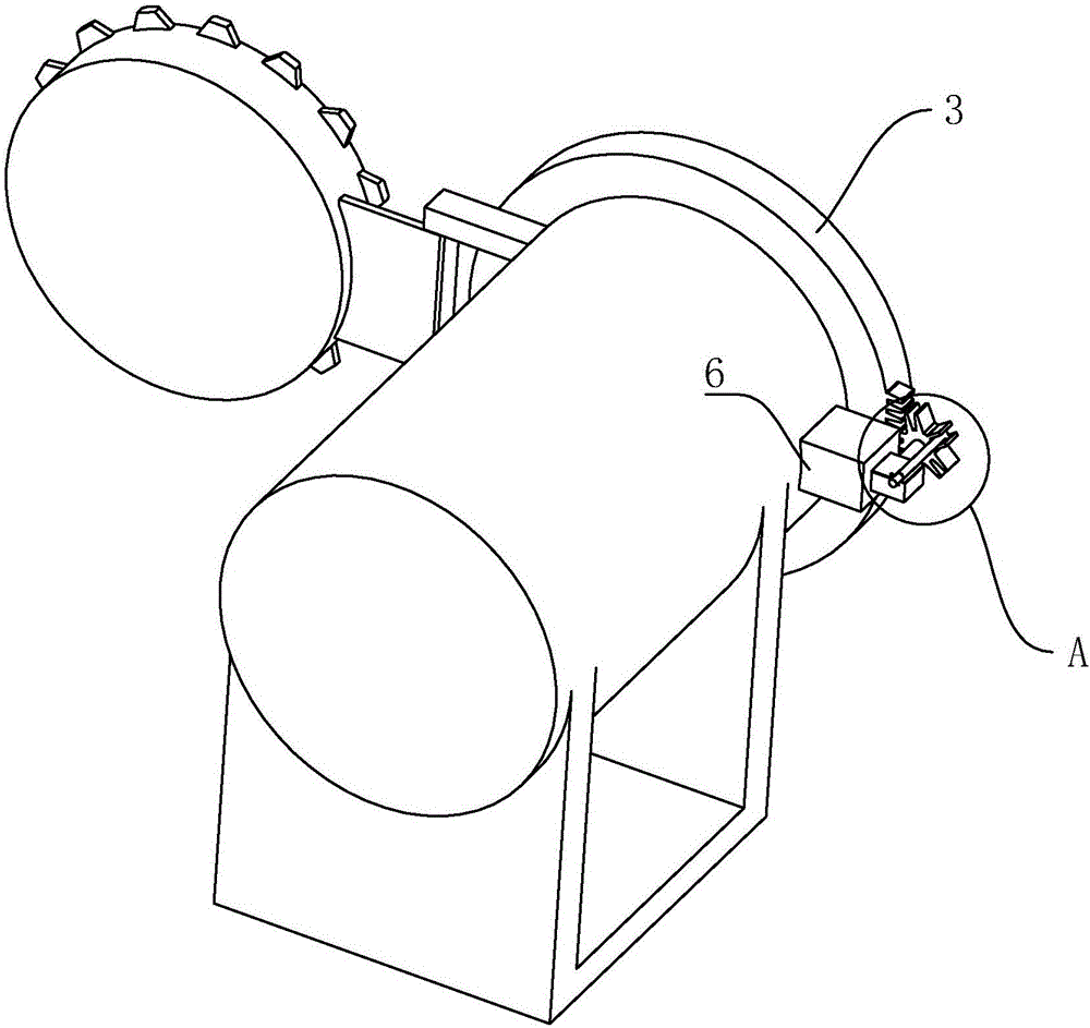 绞纱染色机锁紧装置的制作方法