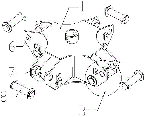 一種用于地腳桿的固定器的制作方法與工藝